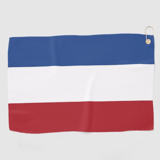 Golfhanddoek met vlag van Nederland (Horizontaal)