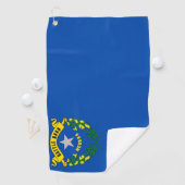 Golfhanddoek met vlag van Nevada (Insitu)