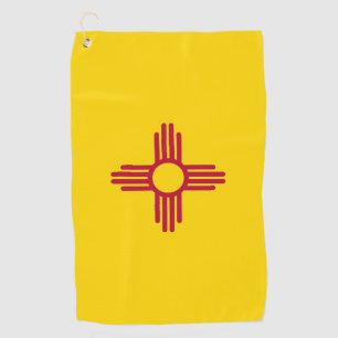 Golfhanddoek met vlag van New Mexico