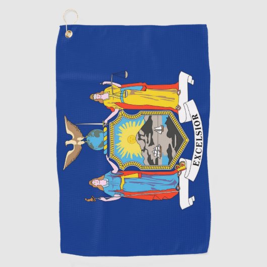 Golfhanddoek met vlag van New York (Voorkant)