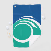 Golfhanddoek met vlag van Ottawa, Canada (Insitu)