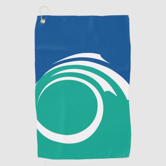 Golfhanddoek met vlag van Ottawa, Canada (Voorkant)