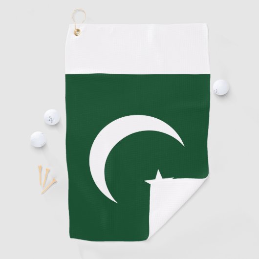 Golfhanddoek met vlag van Pakistan (Insitu)