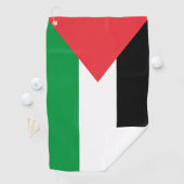 Golfhanddoek met vlag van Palestina (Insitu)
