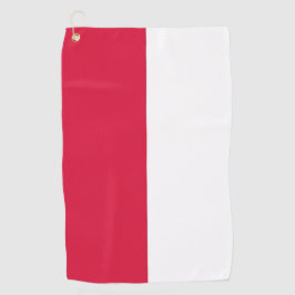 Golfhanddoek met vlag van Polen