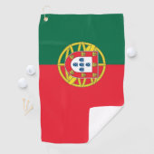 Golfhanddoek met vlag van Portugal (Insitu)