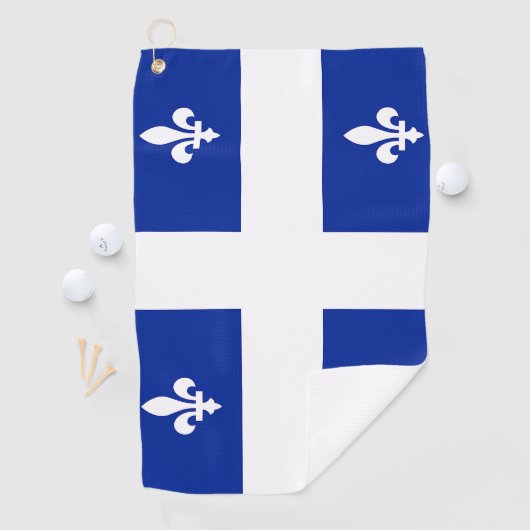 Golfhanddoek met vlag van Quebec, Canada (Insitu)