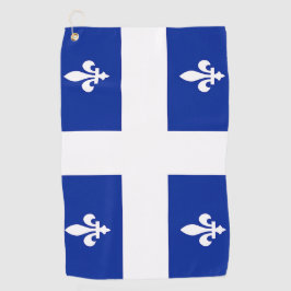 Golfhanddoek met vlag van Quebec, Canada
