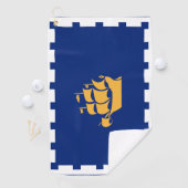 Golfhanddoek met vlag van Quebec City, Canada (Insitu)