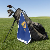 Golfhanddoek met vlag van Quebec City, Canada (Groen)