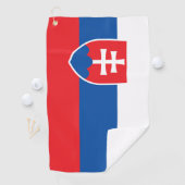 Golfhanddoek met vlag van Slowakije (Insitu)