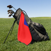 Golfhanddoek met vlag van Taiwan (Groen)