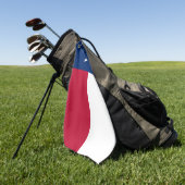 Golfhanddoek met vlag van Texas, Verenigde Staten (Groen)
