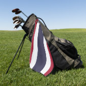 Golfhanddoek met vlag van Thailand (Groen)