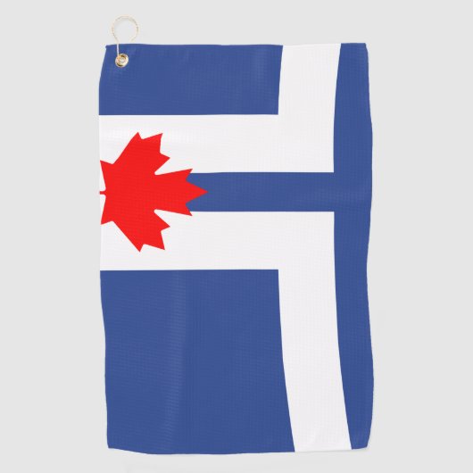 Golfhanddoek met vlag van Toronto, Canada (Voorkant)