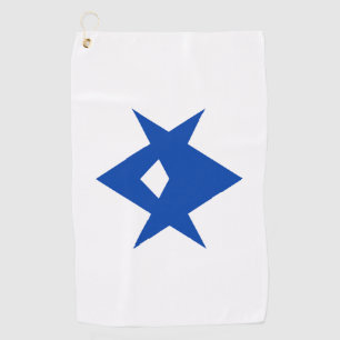 Golfhanddoek met vlag van Toyota City, Japan