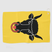 Golfhanddoek met vlag van Uri, Zwitserland (Horizontaal)