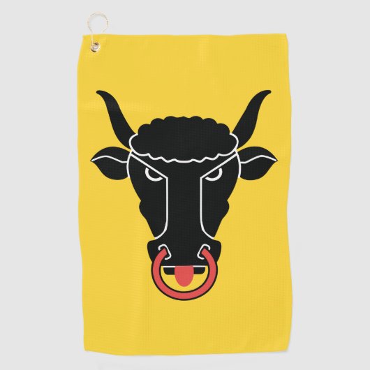 Golfhanddoek met vlag van Uri, Zwitserland (Voorkant)