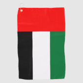 Golfhanddoek met vlag van VAE (Voorkant)