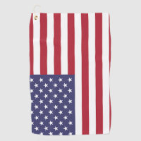 Golfhanddoek met vlag van Verenigde Staten van Ame