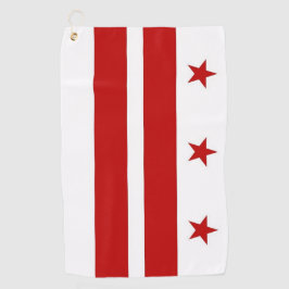 Golfhanddoek met vlag van Washington DC, Verenigde
