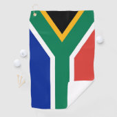 Golfhanddoek met vlag van Zuid-Afrika (Insitu)