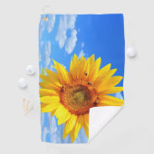 Golfhanddoek met zonnebloem (Insitu)