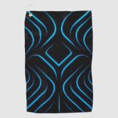 Golfhanddoek - Neon blauw (Voorkant)