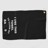 Golfhanddoek om golfer golf schoon te maken Modern (Horizontaal)