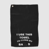 Golfhanddoek om golfer golf schoon te maken Modern (Voorkant)