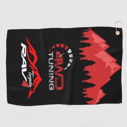 Golfhanddoek Rav4 (Horizontaal)