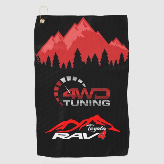 Golfhanddoek Rav4 (Voorkant)