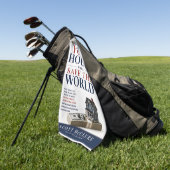 Golfhanddoek - Save the World (Groen)