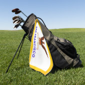 Golfhanddoek van de stad San Francisco (Groen)