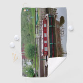 Golfhanddoek van het schip Erie Canal (Insitu)