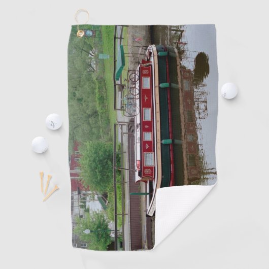 Golfhanddoek van het schip Erie Canal (Insitu)