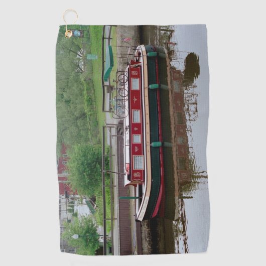 Golfhanddoek van het schip Erie Canal (Voorkant)