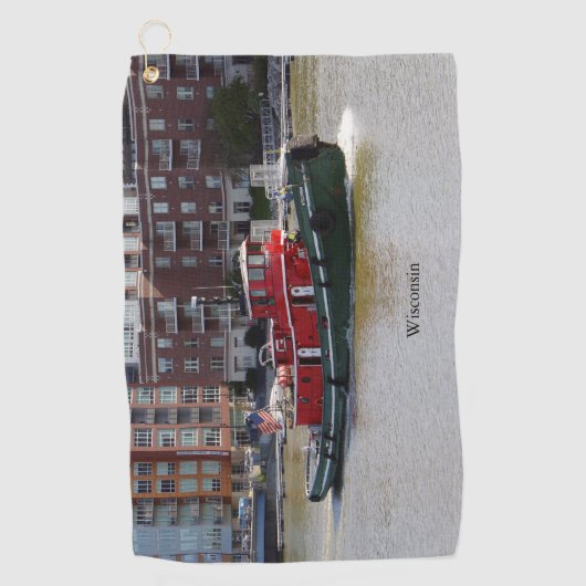 Golfhanddoek van Wisconsin (Voorkant)