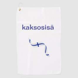 Golfhanddoek voor vaders van Finse tweelingen