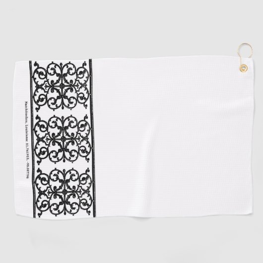 Golfhanddoek - Washington St Bank (Horizontaal)