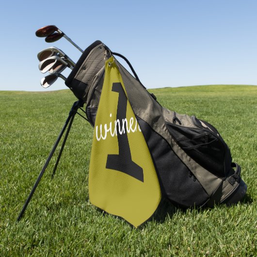 Golfhanddoek "winnaar" (Groen)