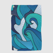 Golfhanddoek - Zee (Voorkant)