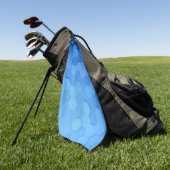 Golfhanddoek - Zwart&Wit (Groen)