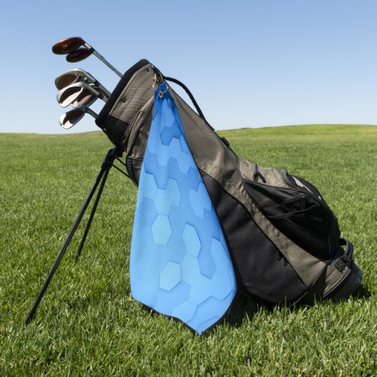 Golfhanddoek - Zwart&Wit (Groen)