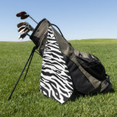 Golfhanddoek - Zwart&Wit (Groen)