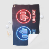 Golfhanddoek - Zwarte schoonheid (Insitu)