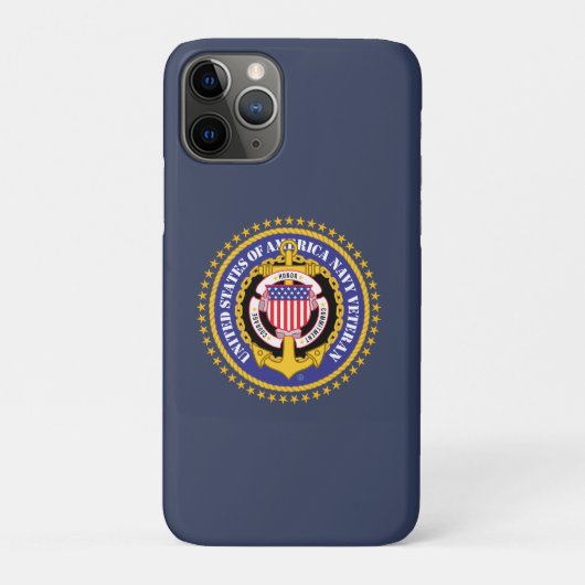 Golfhoesdeksel voor marineveteranen Case-Mate iPhone case (Achterkant)