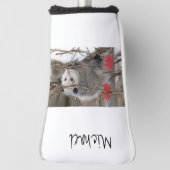 Golfhoofd Hoesje Opossum Natuur Golfheadcover (Draai 90)