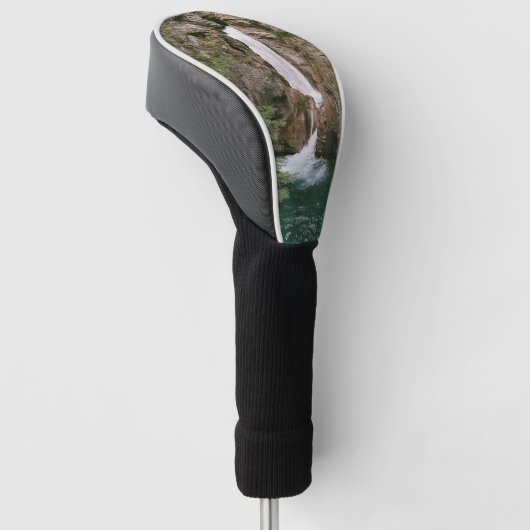 Golfhoofd Hoesjes met foto van een waterval Golfheadcover (Schuin)