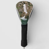 Golfhoofd Hoesjes met foto van een waterval Golfheadcover (Voorkant)